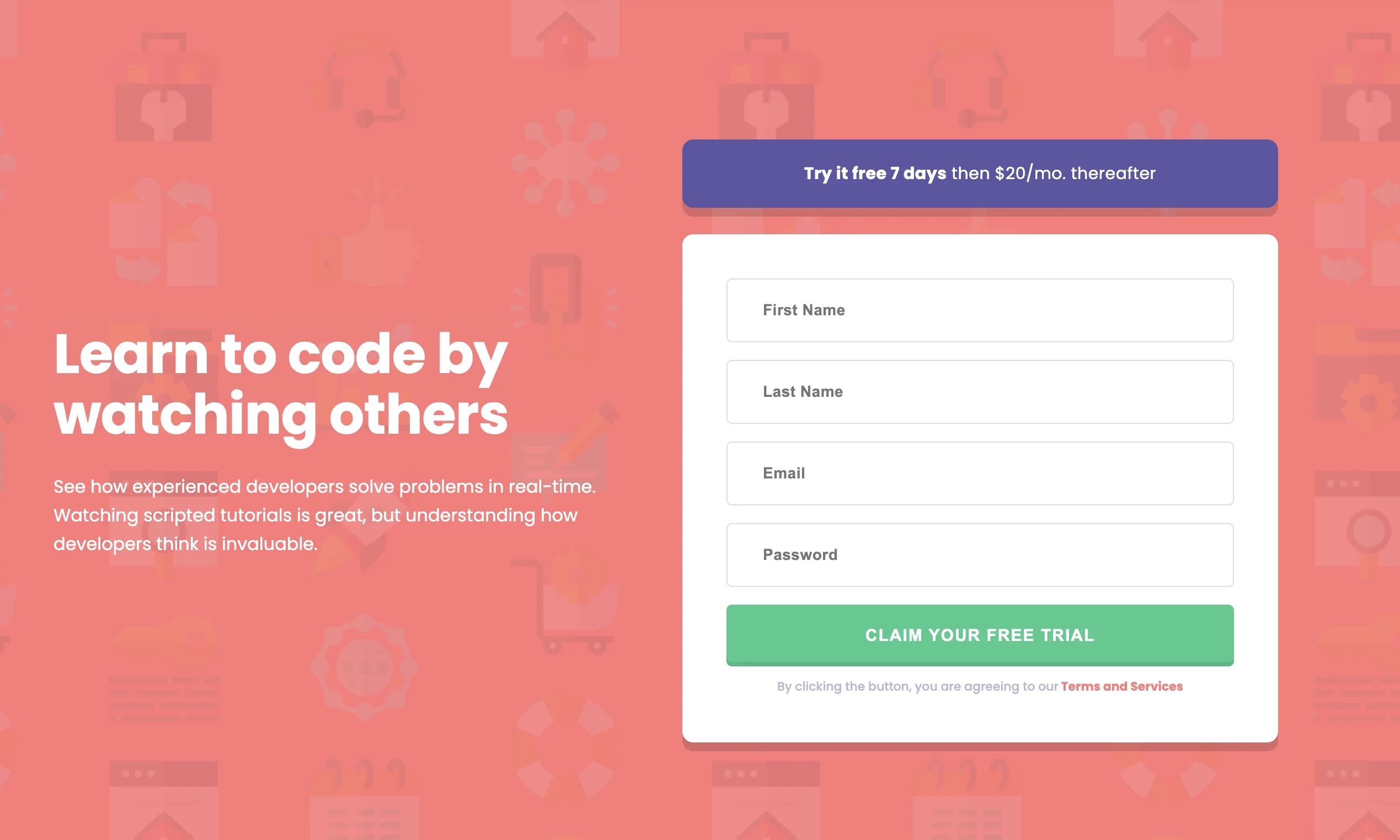 Learn to code Form